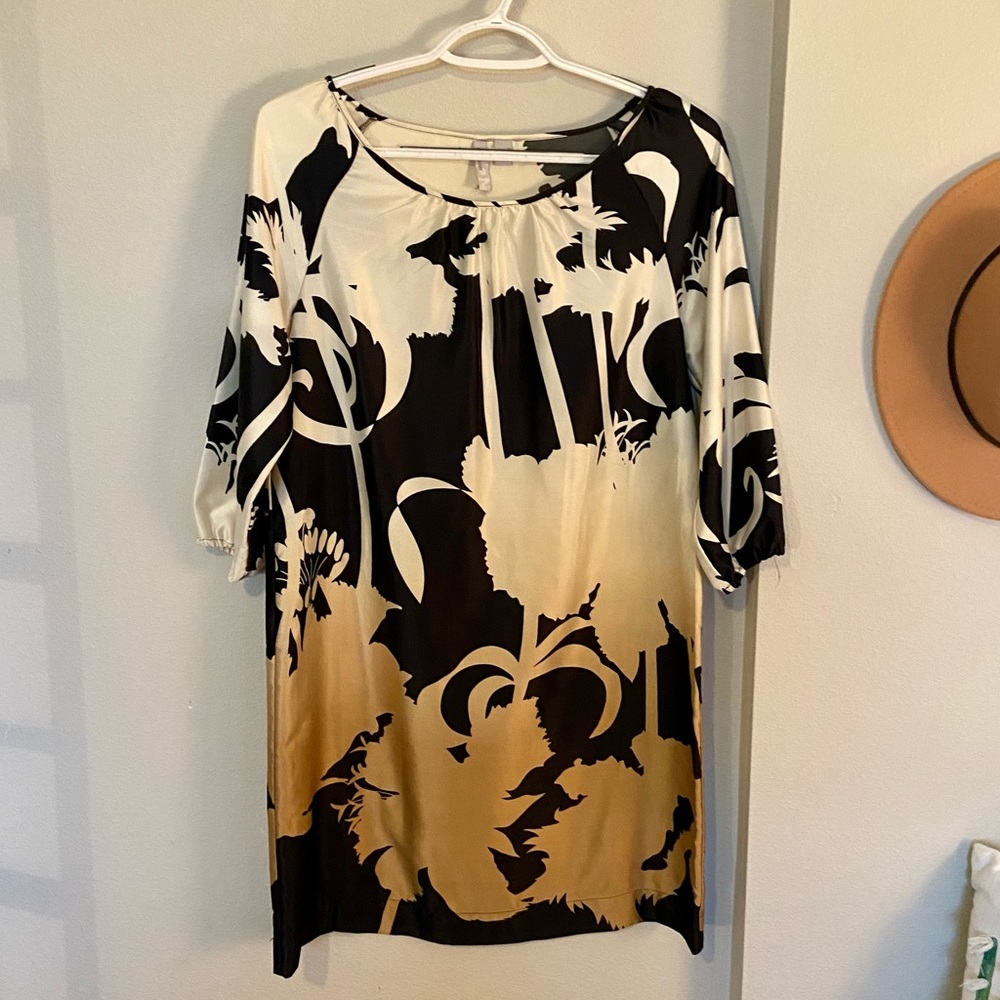 Silk Half Sleeve Dress